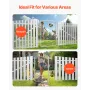 Chain Link Fence Gate Fit 2-6 ft x 4 ft Garden Gate Posts ikke