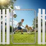 Chain Link Fence Gate Fit 2-6 ft x 4 ft Garden Gate Posts ikke