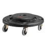 Trash Can Dolly, Fit 20, 32, 44, 55 Gallon Containers, Round Trash Can Roller Base with 4 Lockable Wheels, 500lbs Weight Capacit