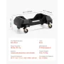 Slim affald kan dolly med hjul fit 16/23 gal containere 200 kg