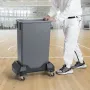 Trash Can Dolly, Fit 16/23 Gallon Containers, Slim Trash Can Roller Base with 4 Lockable Wheels, 200lbs Weight Capacity, Heavy D