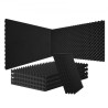 Acoustic Foam Panels 2 Pack 48 x 24 x 2 in for Studio Wall and Ceiling