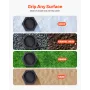 RV Leveling Pads, 4-Pack Rubber Trailer Jack Pads, Each with 5000 lbs Capacity, Jack Stabilizer Padding with Large Surface Area,