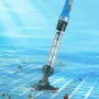 Pool Vacuum, 8.5 GPM Handheld Cordless Hot Tub Vacuum with Extension Pole, for Deep Cleaning & Strong Suction, Rechargeable Pool