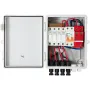 PV Combiner Box, 4 String, Solar Combiner Box with 15A Rated Current Fuse, 63A Circuit Breaker, Lightning Arreste and Solar Conn