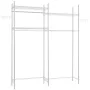Over Washer and Dryer Storage Shelves, 4 Tiers Laundry Room Drying Rack with Hanger Rod and Hooks, Two Rows Adjustable Washer Sh