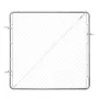 Kæde link hegn gate fit 3 ft x 4 ft have hegn gate stillinger