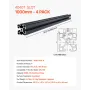 4PCS 39.4 in (1000mm) T Slot 4040 Aluminum Extrusion Profile, European Standard Anodized Linear Rail, High-Strength Extruded Alu