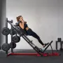 Benpress Hack Squat Combo Machine Justerbar underkrop Special