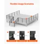 Cable Railing Post, 42x2x2 Inch Corner Railing Post, with L-Shaped Pre-Drilled Holes, Stainless Steel Cable Rail Post with Horiz