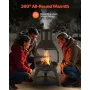 22 tommer chiminea udendørs jern pejs med grill mesh &