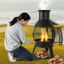 22 tommer chiminea udendørs jern pejs med grill mesh &