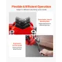 Heavy-Duty Pipe Chain Vise, 1/4" - 6" Pipe Capacity, 28" Rugged Chain & Cast Iron Base, Industrial-Grade Pipe Clamping for Plumb