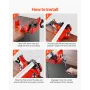 Bench Chain Vise 1/4 til 6 tommer kapacitet kraftig kæde rør