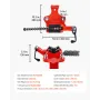 Bench Chain Vise 1/4 til 6 tommer kapacitet kraftig kæde rør