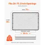 Chain Link Fence Gate Fit 2,2-6 ft x 6 ft Garden Gate Posts