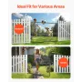 Chain Link Fence Gate Fit 2,2-6 ft x 6 ft Garden Gate Posts