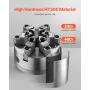 6-Jaw Lathe Chuck, 6 Inch (160 mm), Self-Centering Chuck with D1-4 Cam Lock Backing Plate, 0.12-5.71 in (3-145 mm) Clamping Rang