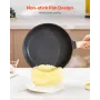 19 Piece Pots and Pans Set, Granite Nonstick Cookware Set, Induction Cookwares, Kitchen RV Cooking Sets with Frying, Sauce, Saut