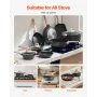 19 Piece Pots and Pans Set, Granite Nonstick Cookware Set, Induction Cookwares, Kitchen RV Cooking Sets with Frying, Sauce, Saut