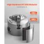 3-Jaw Lathe Chuck, 3 Inch (80 mm), Self-Centering Chuck, 0.08-2.48 in (2-63 mm) Clamping Range with T-key Fixing Screws Reversib