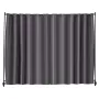 Room Divider, Portable Panel Room Divider with Wheels Curtain Divider Stand, Freestanding Room Divider Privacy Screen for Office