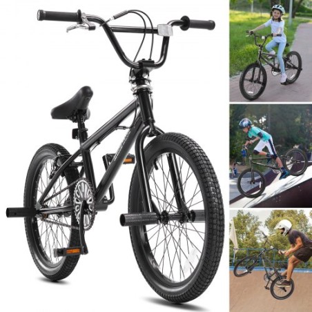 20-Inch BMX Bike Freestyle Bike Men Kid BMX Bicycle Aluminum Alloy Frame