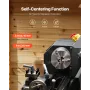 3-Jaw Lathe Chuck, 8 Inch (200 mm), Self-Centering Chuck with 2 1/4 in-8 Threaded Backing Plate, 0.16-7.87 in (4-200 mm) Clampin