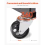 Engine Stand, 750 LBS (340 KG) Load Capacity Engine Motor Stand, Heavy-Duty Steel Motor Holder with 4 Swivel Casters and 4 Hook 