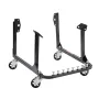Engine Stand, 750 LBS (340 KG) Load Capacity Engine Motor Stand, Heavy-Duty Steel Motor Holder with 4 Swivel Casters and 4 Hook 