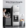 550 lbs/dag kommerciel isproducent 180 lbs opbevaring bin Auto