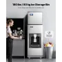 500 lbs/dag kommerciel isproducent 180 lbs opbevaring bin Auto