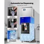500 lbs/dag kommerciel isproducent 180 lbs opbevaring bin Auto