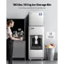 400 lbs/dag kommerciel isproducent 180 lbs opbevaring bin Auto