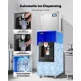 Commercial Ice Maker, 400 Lbs/Day Ice Maker Machine, 180 Lbs Large Ice Storage Bin with 20 Lbs/Min Automatic Ice Dispensing, Sel