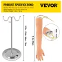 Phlebotomy Practice Kit, IV Venipuncture Intravenous Training, High Simulation IV Practice Arm Kit with Carrying Bag, Practice a