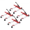 Wheel Dolly Heavy Duty Vehicle Positioning Tire Car Lifter 1500Lbs 4 Pack