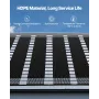Solar Pool Heater, 4 x 10 ft HDPE Solar Pool Panel( 4 Pcs) - Durable & Weather-Proof, with Complete Accessories, Universal Solar