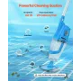 Pool Vacuum, 26 GPM Handheld Cordless Hot Tub Vacuum with Extension Pole, for Deep Cleaning & Strong Suction, Rechargeable Pool 