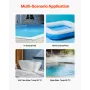 Pool Vacuum, 26 GPM Handheld Cordless Hot Tub Vacuum with Extension Pole, for Deep Cleaning & Strong Suction, Rechargeable Pool 