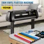 Vinyl Cutter Machine, 28inch Cutting Plotter, Offline Cutting Machine Kit Mobile Bluetooth, Precise Roller Shaft High Accuracy A