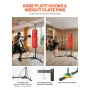 Punching Bag Stand, Steel Heavy Duty Workout Training Equipment, Adjustable Height Boxing Punching Stand with Weighted Base, Hol