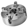 4-Jaw Lathe Chuck, 10 in (250 mm), Lathe Chuck, 0.6-9.84 in (15-250 mm) Clamping Range with T-key Fixing Screws Reversible Jaws,