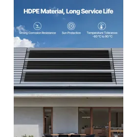 Solar Pool Heater 4 x 24 ft Aboveground & Inground Pool Heating System