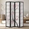 Room Divider Japanese Room Screen Divider 4 Panel for Room Separation