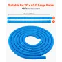 Suction Pool Cleaner, Automatic Pool Vacuum Cleaner, Suction Side Automatic Pool Cleaner, Suction Vacuum Pool Sweeper with 2 Whe