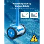 Suction Pool Cleaner, Automatic Pool Vacuum Cleaner, Suction Side Automatic Pool Cleaner, Suction Vacuum Pool Sweeper with 2 Whe