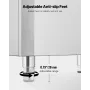20 lbs/min is dispenser 180 lbs opbevaringskapacitet isbakke