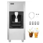 Ice Dispenser, Ice Storage Bin with 180 Lbs Storage Capacity, 20 Lbs/Min Automatic Ice Dispensing with Crusher, Height Adjustabl