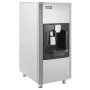 20 lbs/min is dispenser 180 lbs opbevaringskapacitet isbakke